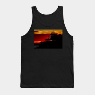 Staten Island Ferry Silhouette Tank Top